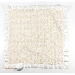 Bearington Baby Collection Ivory/Cream Swirl Satin Security Blanket/Lovey